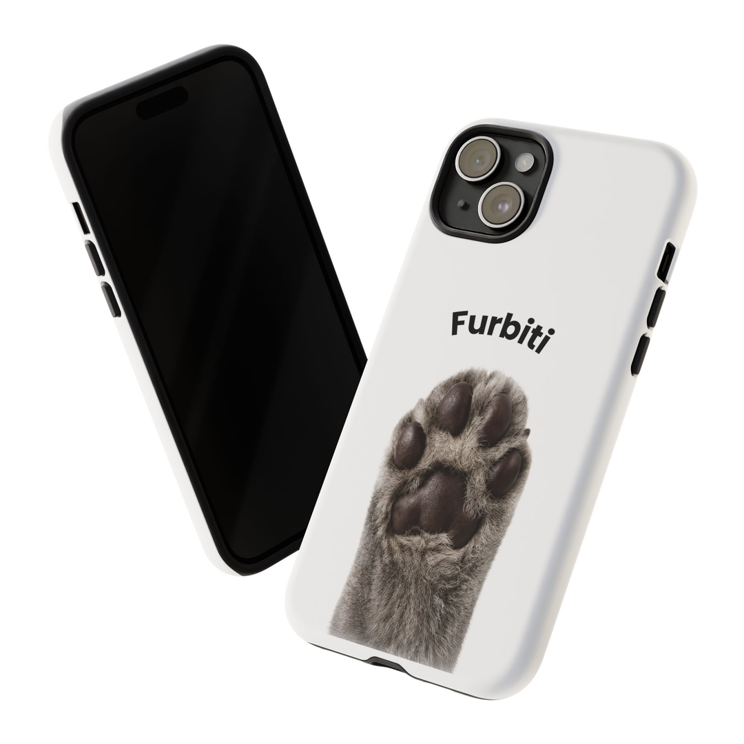 Pet Paw Tough Phone Case | Funny Cat Lover Gift