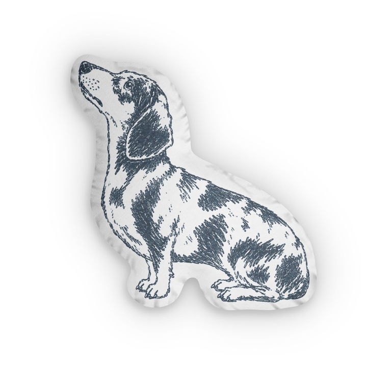 Custom Sketch Pet Shaped Pillow – Personalized Photo Cushion