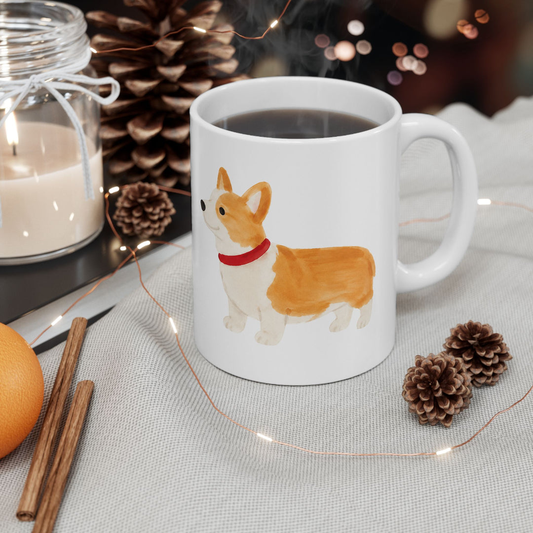 Custom Pet Portrait Mug – Personalized Ceramic Coffee Cup
