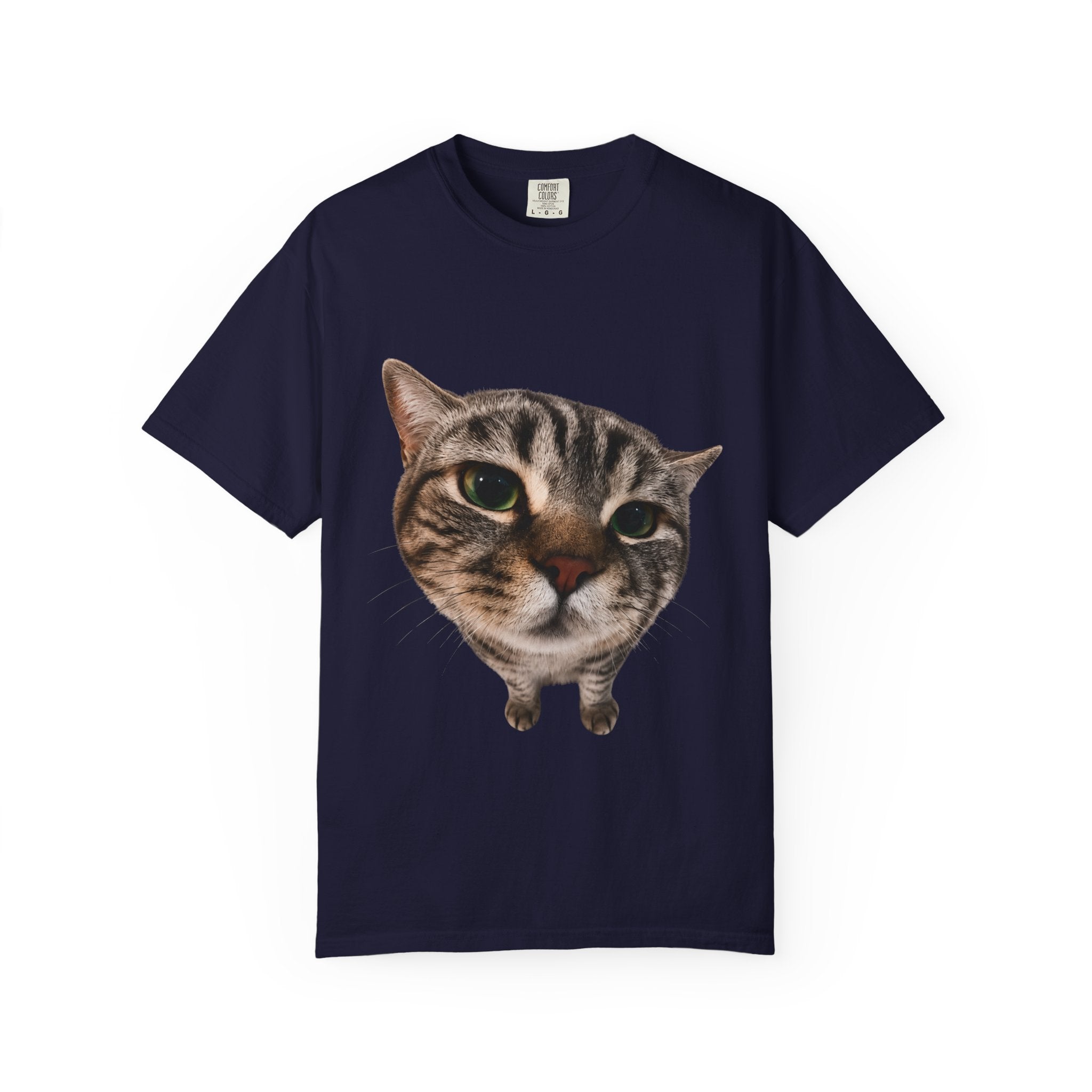 Two Paws Up Cat Graphic Tee | Funny Cat Lover T-Shirt