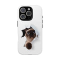Peek-A-Boo Cat Tough Phone Case | Funny Pet Lover Gift