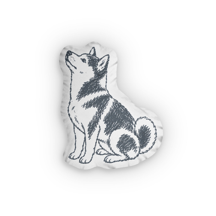 Custom Sketch Pet Shaped Pillow – Personalized Photo Cushion