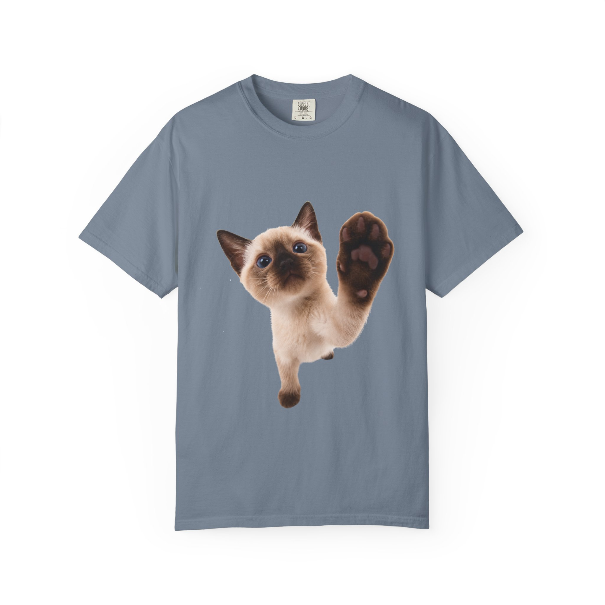 Big Face Cat Graphic Tee | Funny Cat Lover T-Shirt