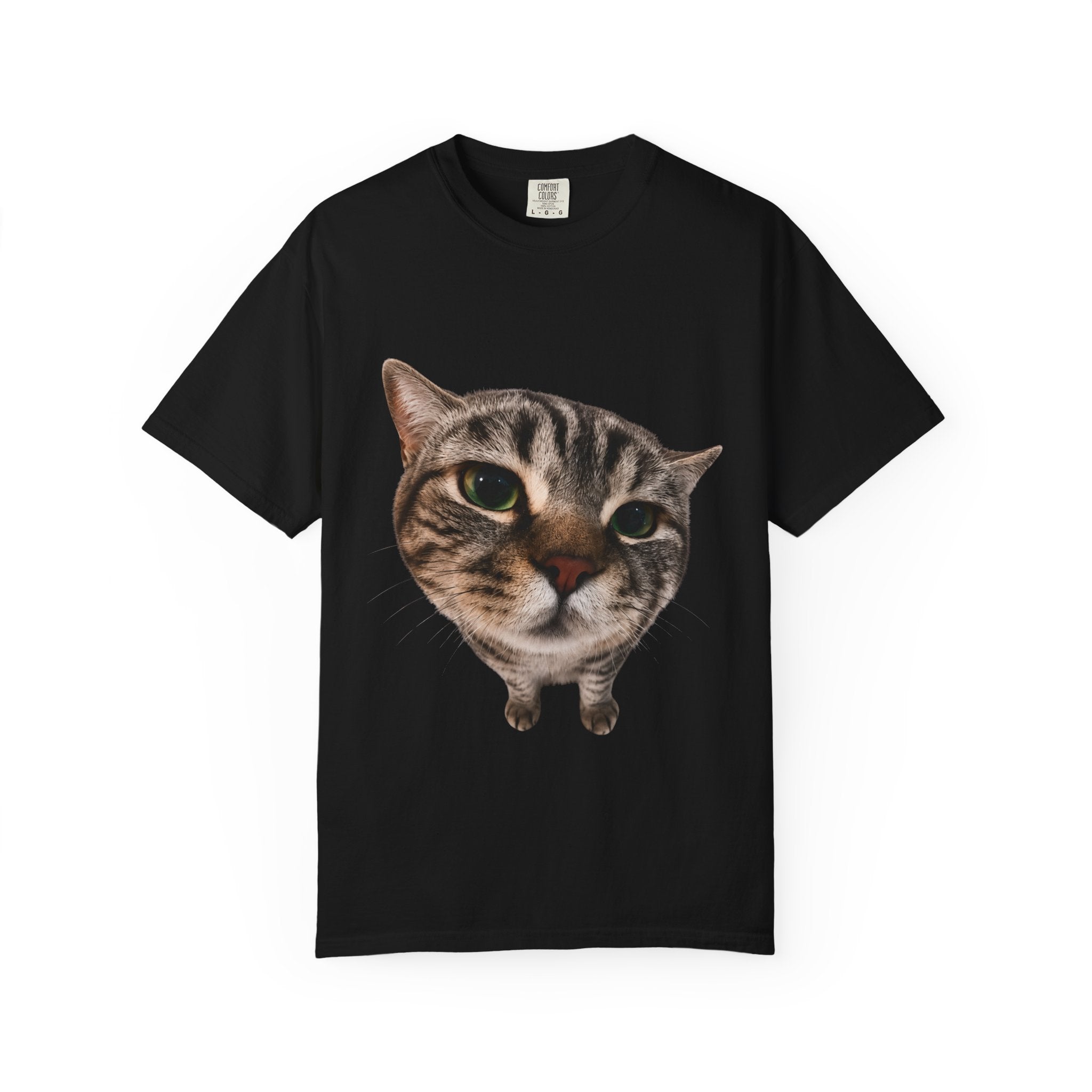 Two Paws Up Cat Graphic Tee | Funny Cat Lover T-Shirt