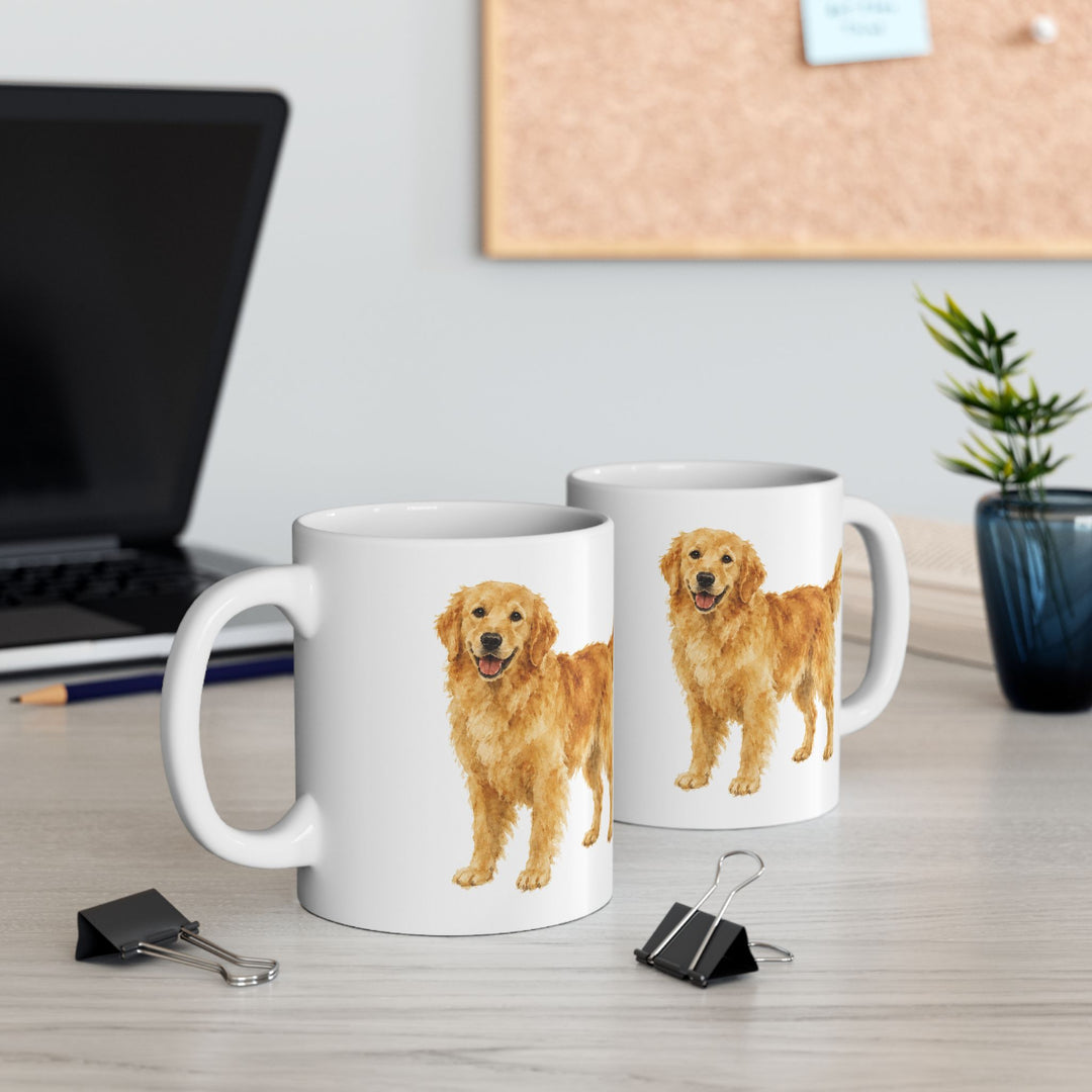 Custom Pet Portrait Mug – Personalized Minimal Ceramic Cup