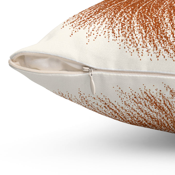 Custom Copper Line Art Pet Pillow – Personalized Square Cushion