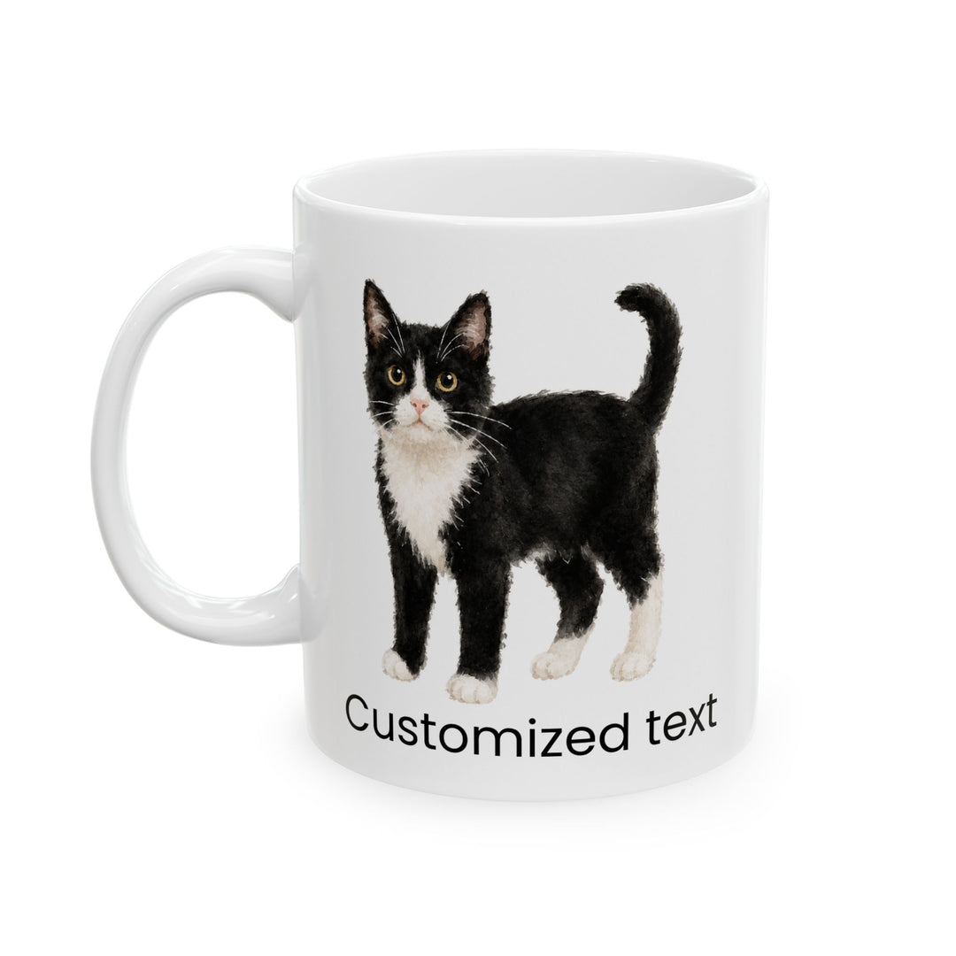 Custom Pet Portrait Mug – Personalized Minimal Ceramic Cup