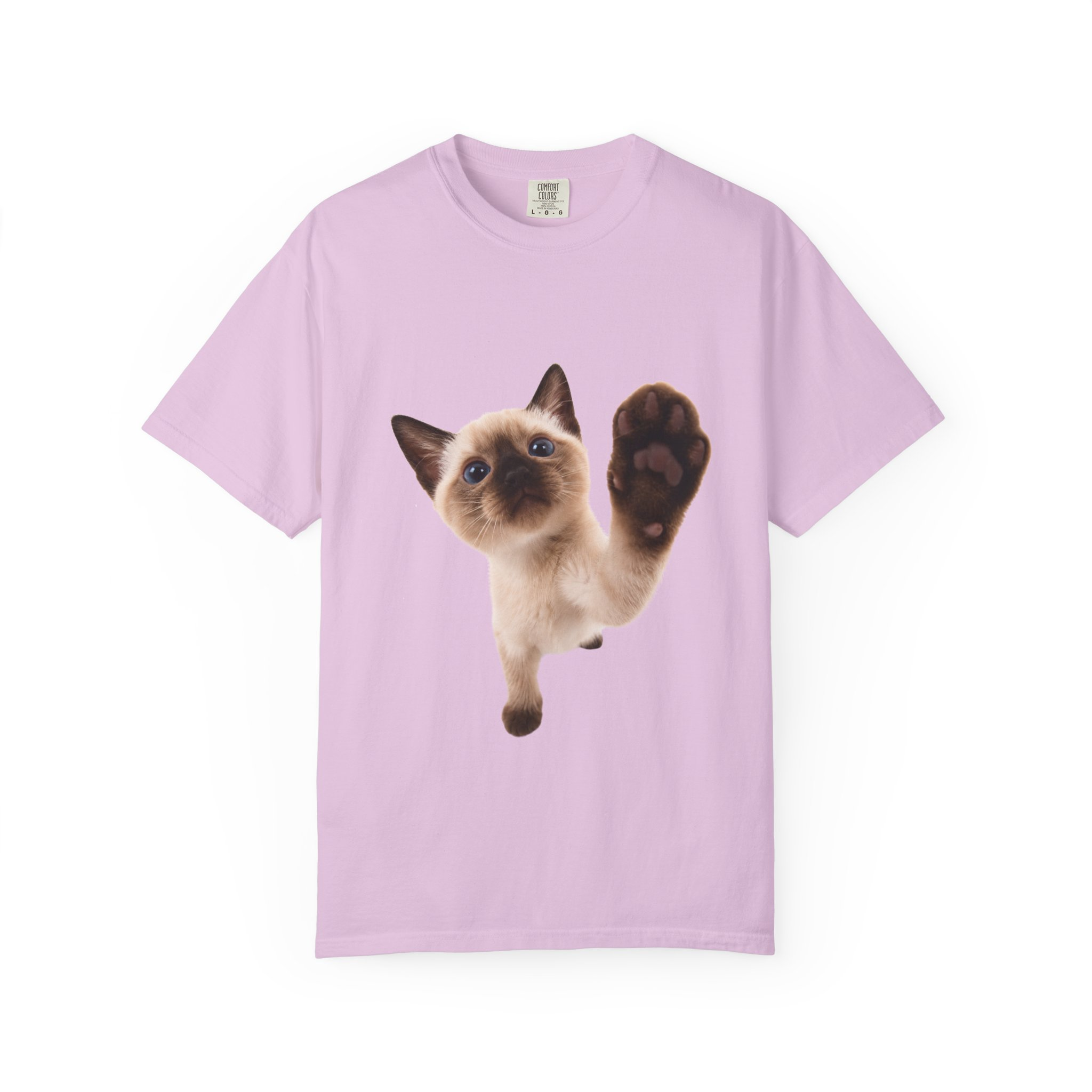 Big Face Cat Graphic Tee | Funny Cat Lover T-Shirt
