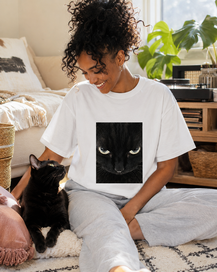 Custom Intense Stare Pet Tee | Personalized Pet Lover T-Shirt