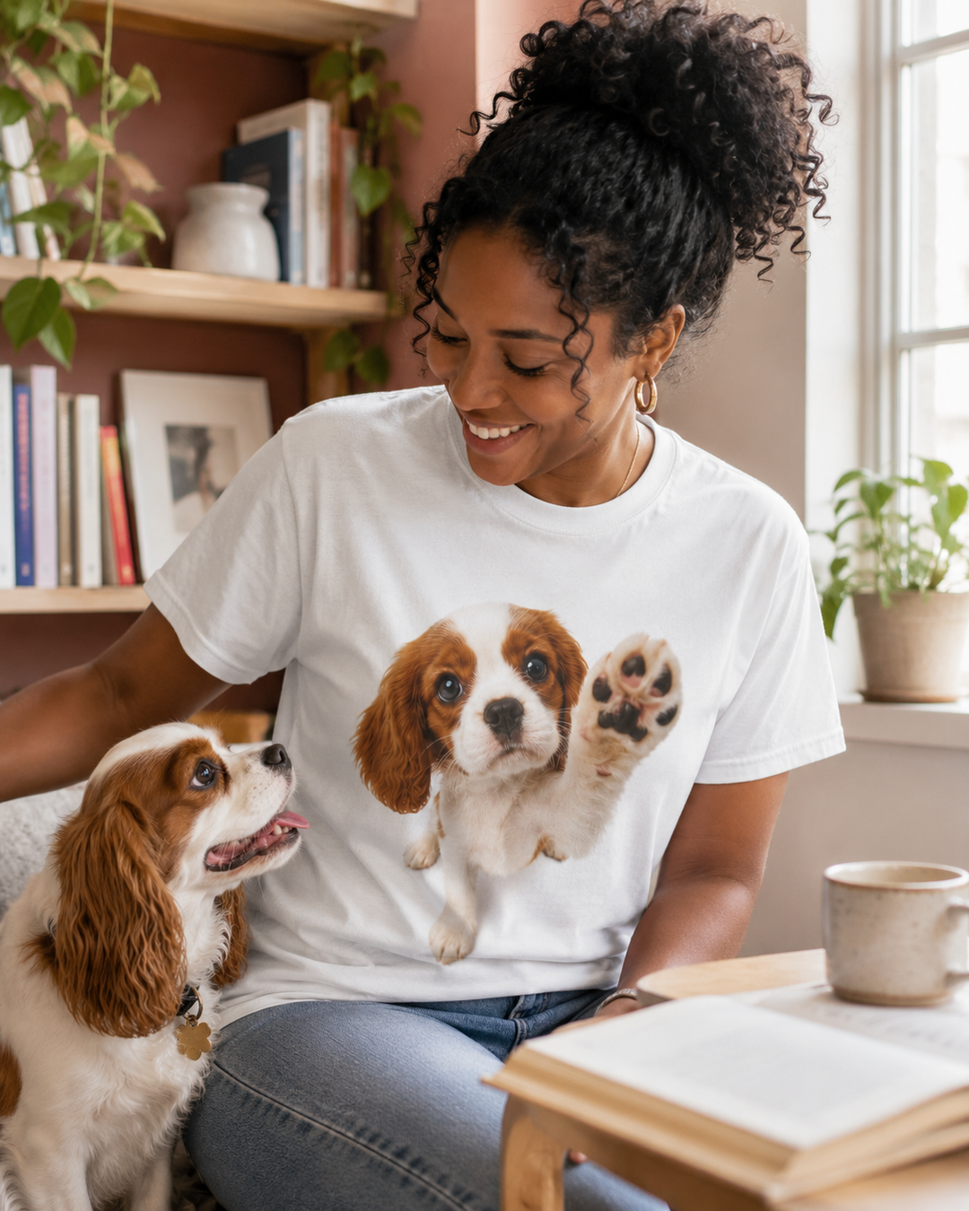 Reaching Paw Cat Graphic Tee | Funny Cat Lover T-Shirt