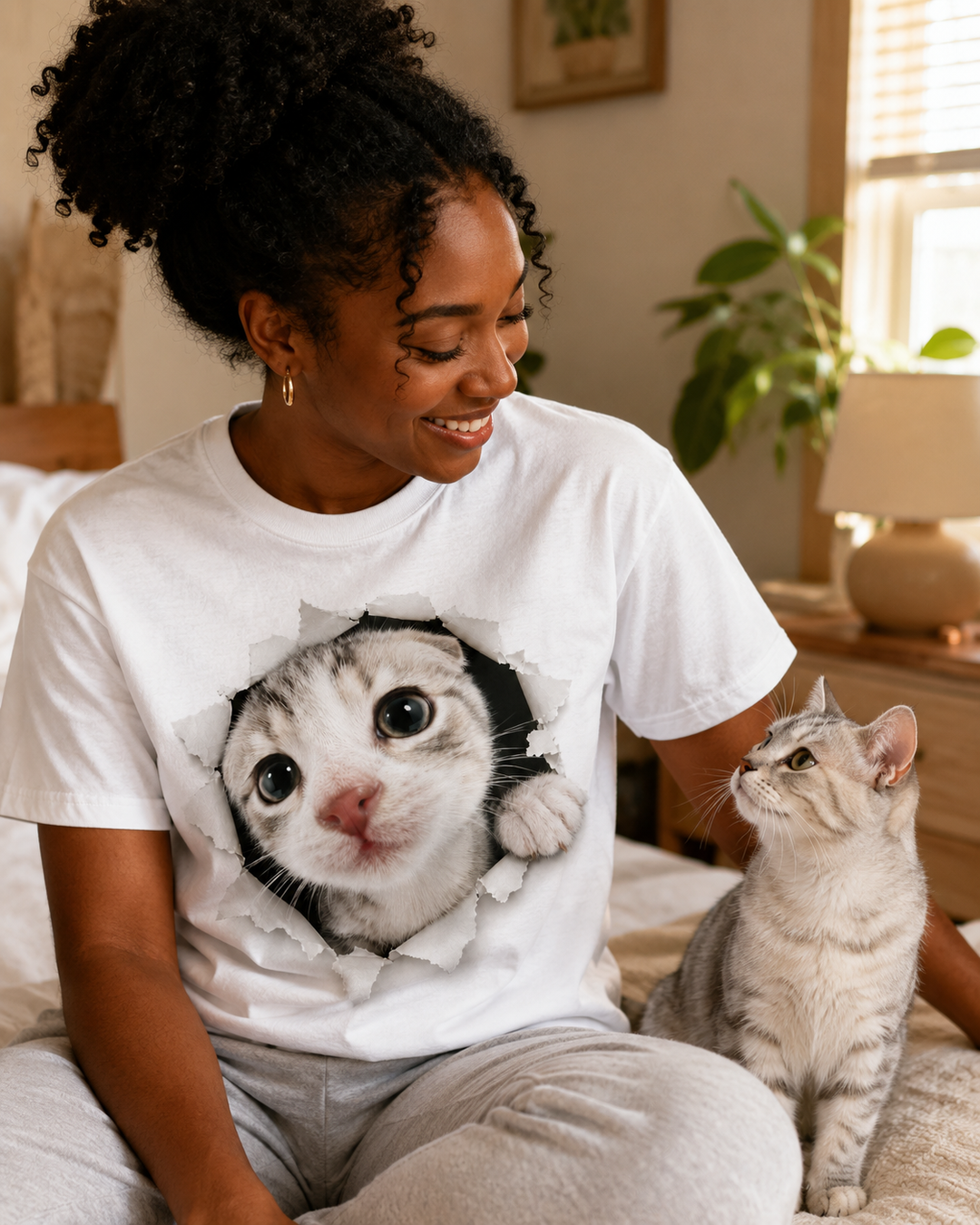 Big Head Dog Breakthrough Graphic Tee | Funny Dog Lover T-Shirt