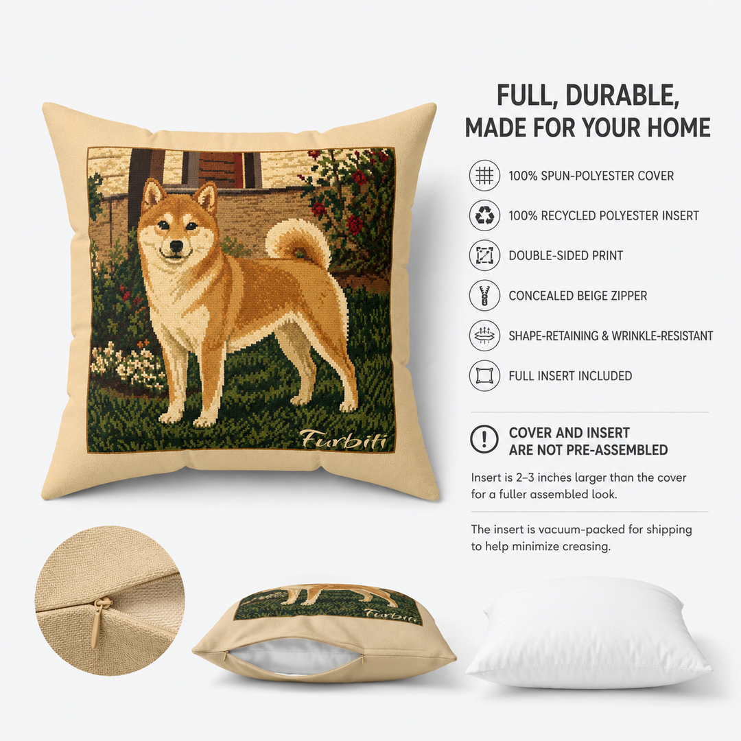 Custom garden pet pillow material and feature guide