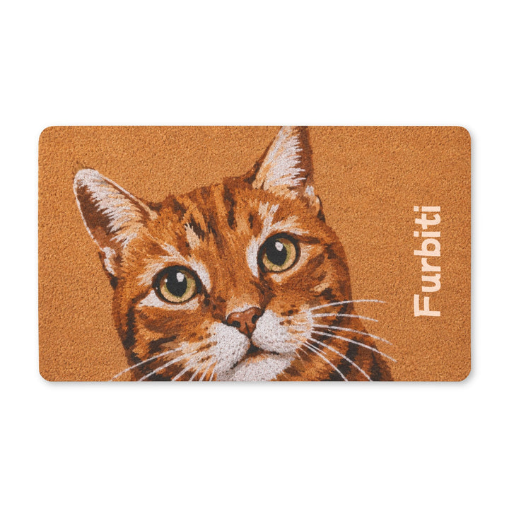 Custom Pet Portrait Doormat – Personalized 18" × 30" Entry Mat