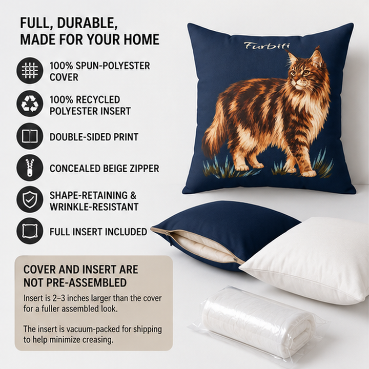 Midnight pet pillow material and feature overview