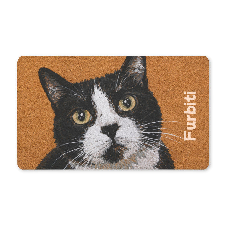Custom Pet Portrait Doormat – Personalized 18" × 30" Entry Mat