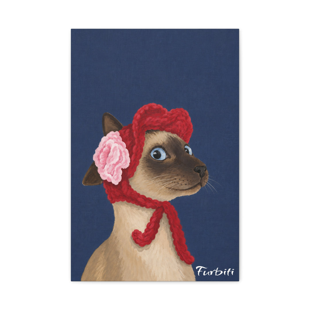 Stretched Custom Dog Canvas Portrait Product View