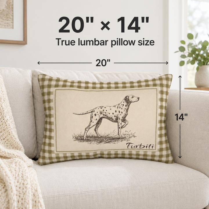 Twenty by fourteen inch pet lumbar pillow size guide