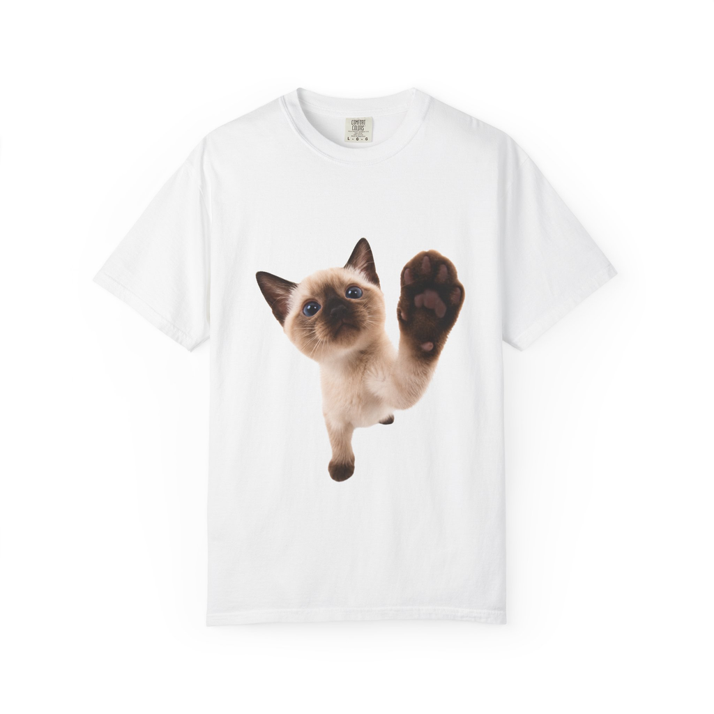 Big Face Cat Graphic Tee | Funny Cat Lover T-Shirt