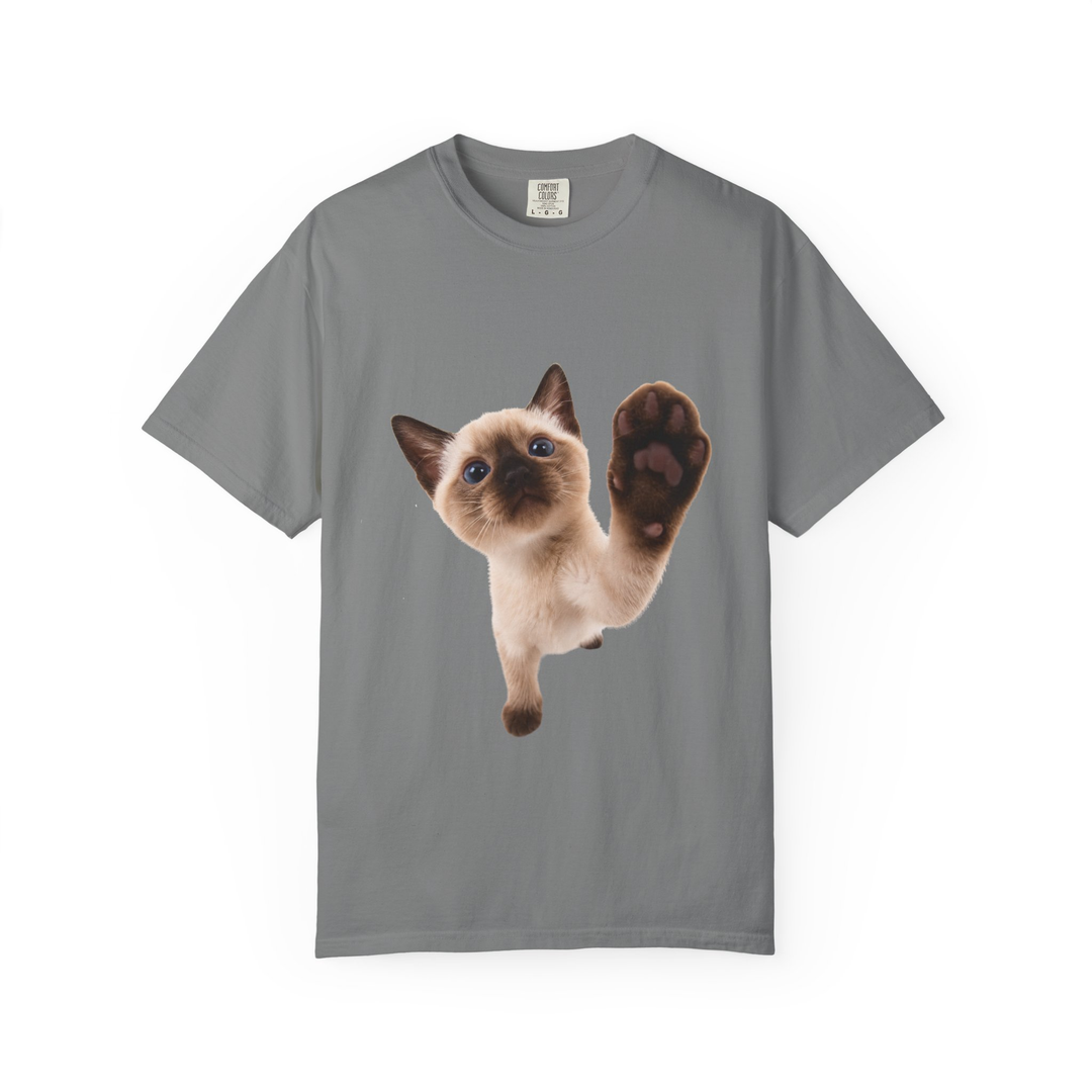 Reaching Paw Cat Graphic Tee | Funny Cat Lover T-Shirt