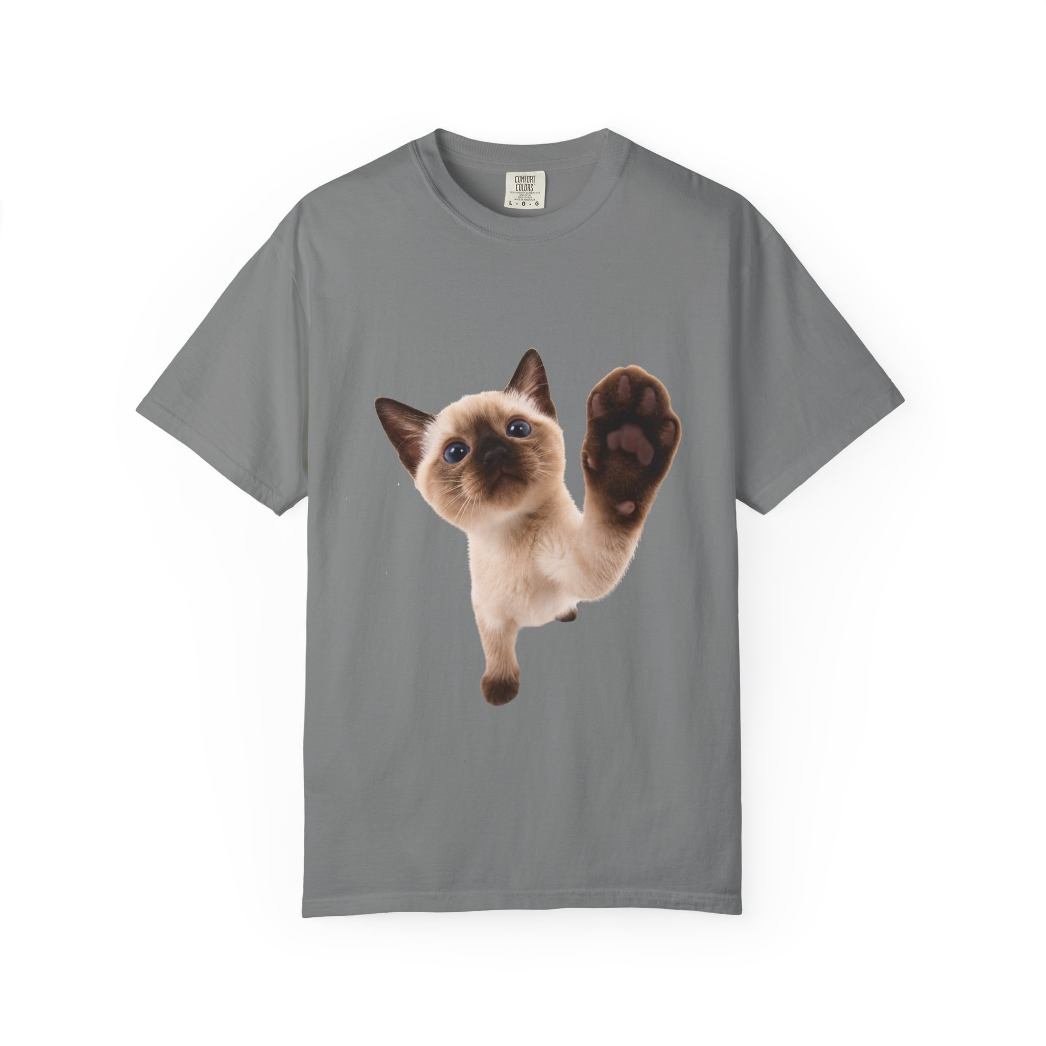 Big Face Cat Graphic Tee | Funny Cat Lover T-Shirt