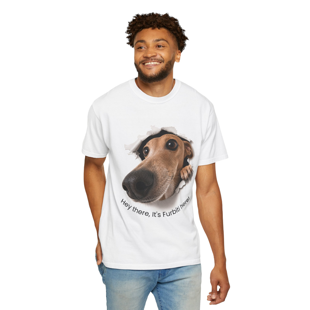 Big Head Dog Breakthrough Graphic Tee | Funny Dog Lover T-Shirt