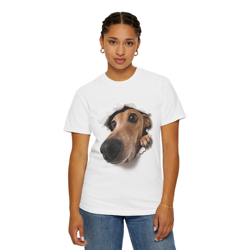 Big Head Dog Breakthrough Graphic Tee | Funny Dog Lover T-Shirt