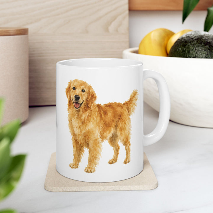Custom Pet Portrait Mug – Personalized Minimal Ceramic Cup