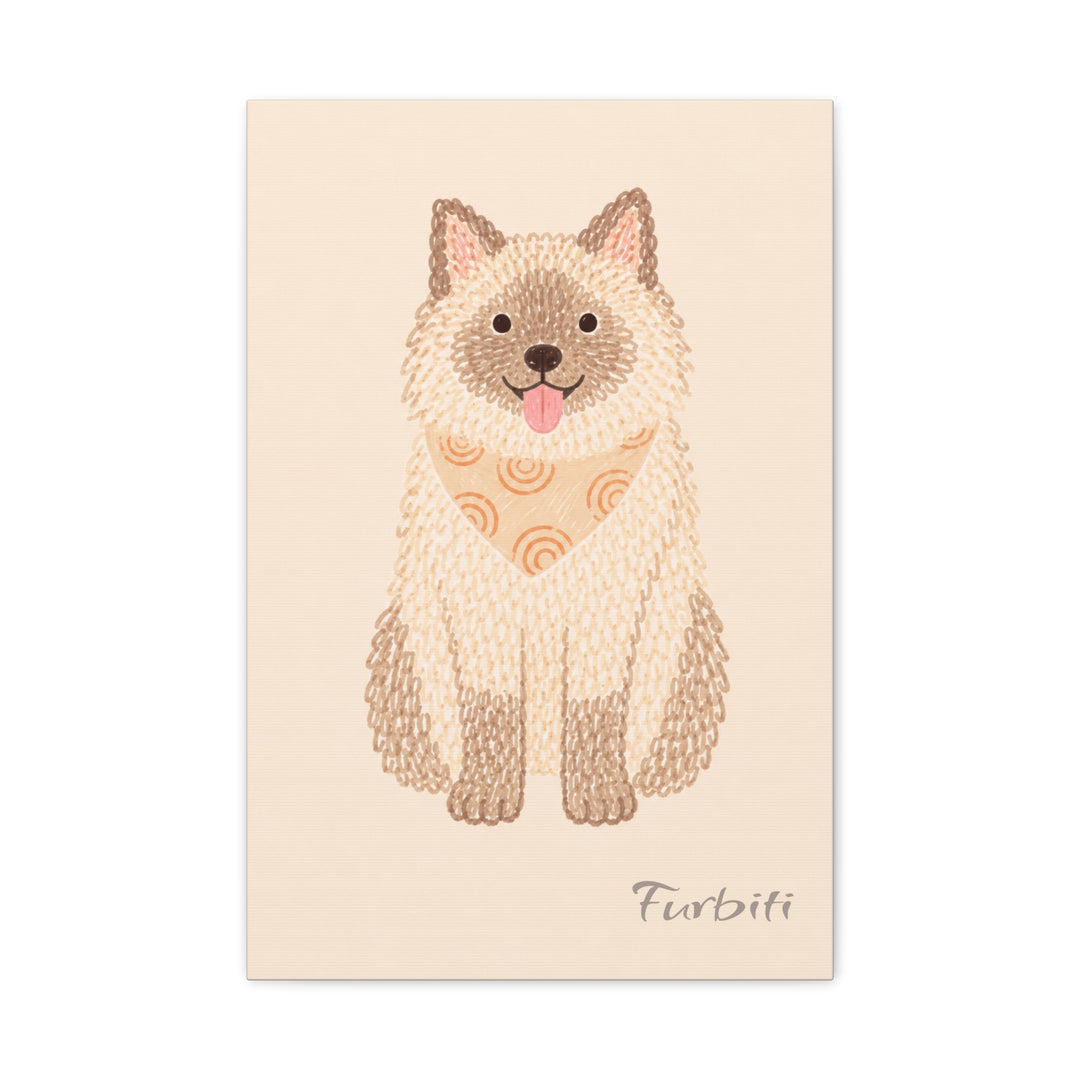 Classic Pet Canvas Portrait Lifestyle Display