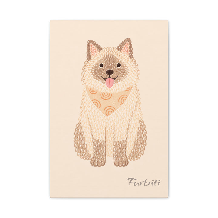 Classic Pet Canvas Portrait Lifestyle Display