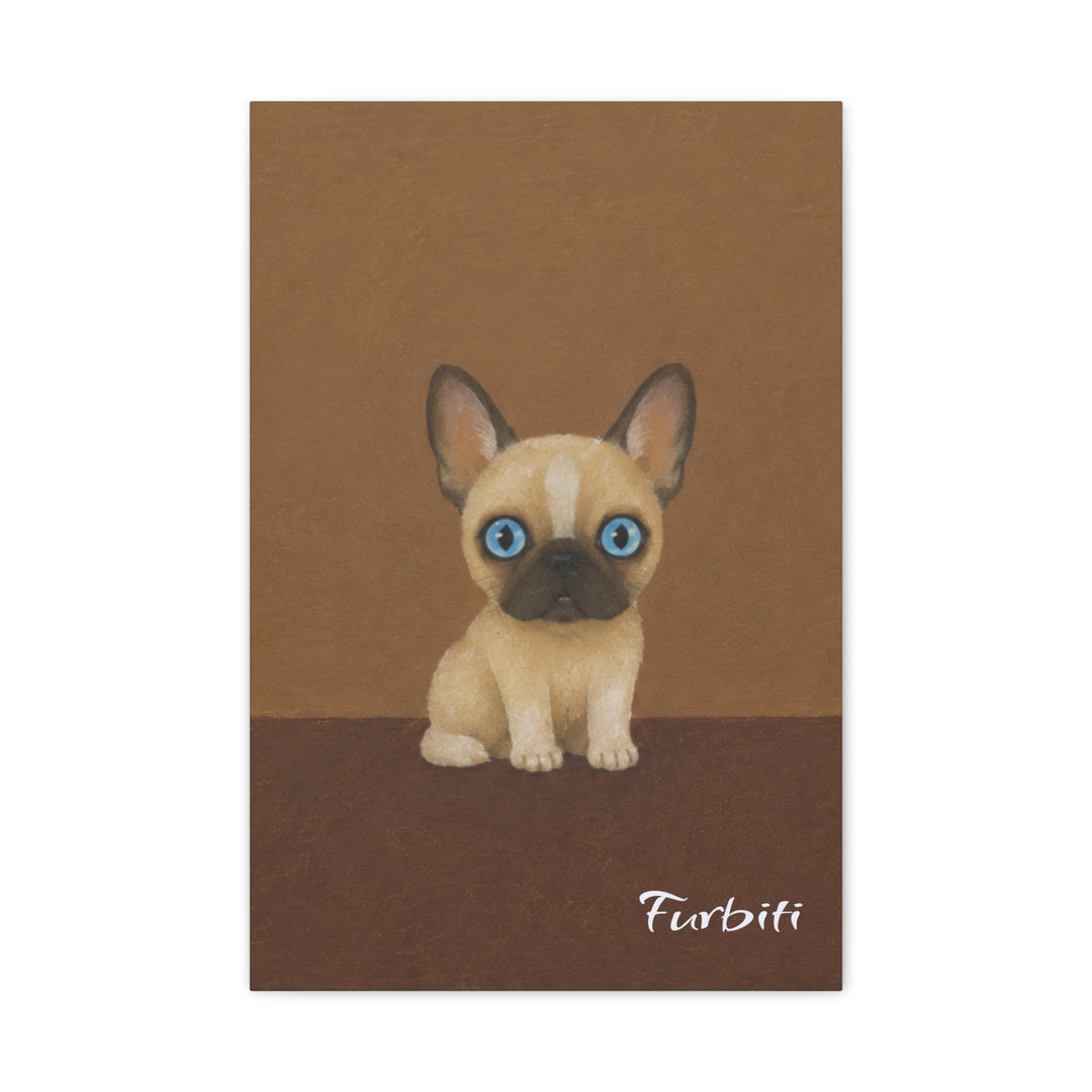 Cute Kitten Pet Canvas Portrait Artwork Detail