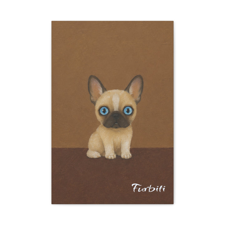 Cute Kitten Pet Canvas Portrait Artwork Detail