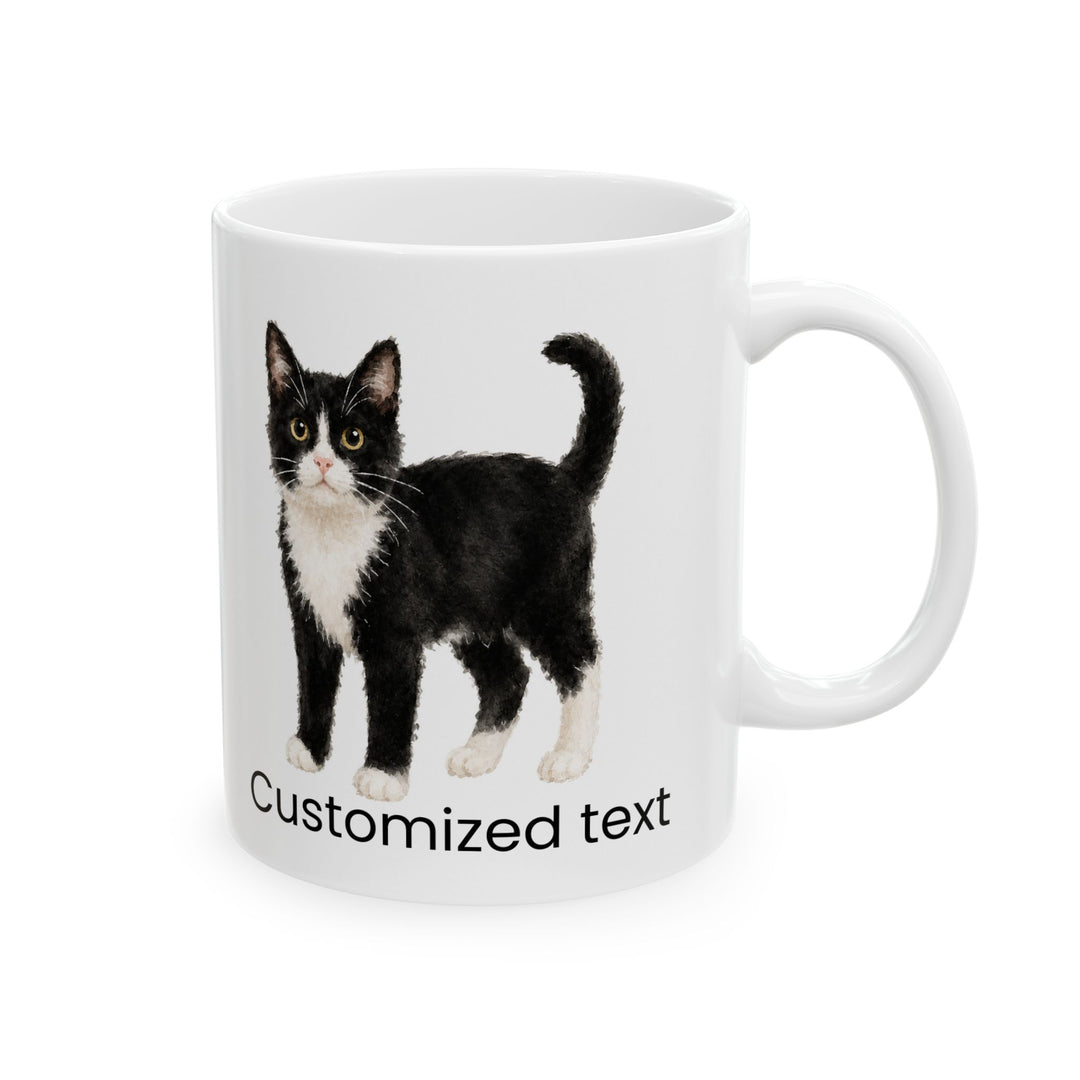 Custom Pet Portrait Mug – Personalized Minimal Ceramic Cup