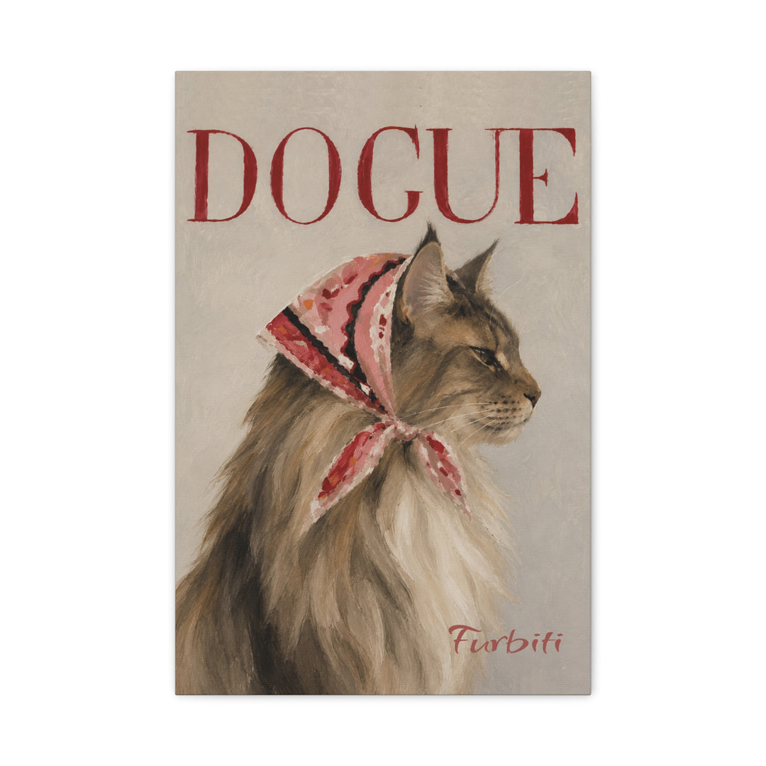 Dogue Fashion Pet Canvas Portrait Lifestyle Display