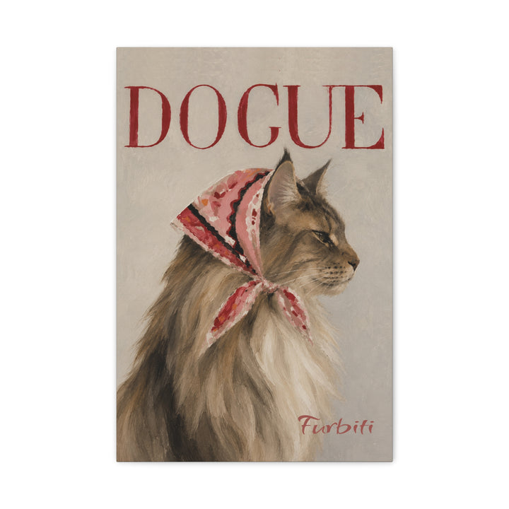 Dogue Fashion Pet Canvas Portrait Lifestyle Display