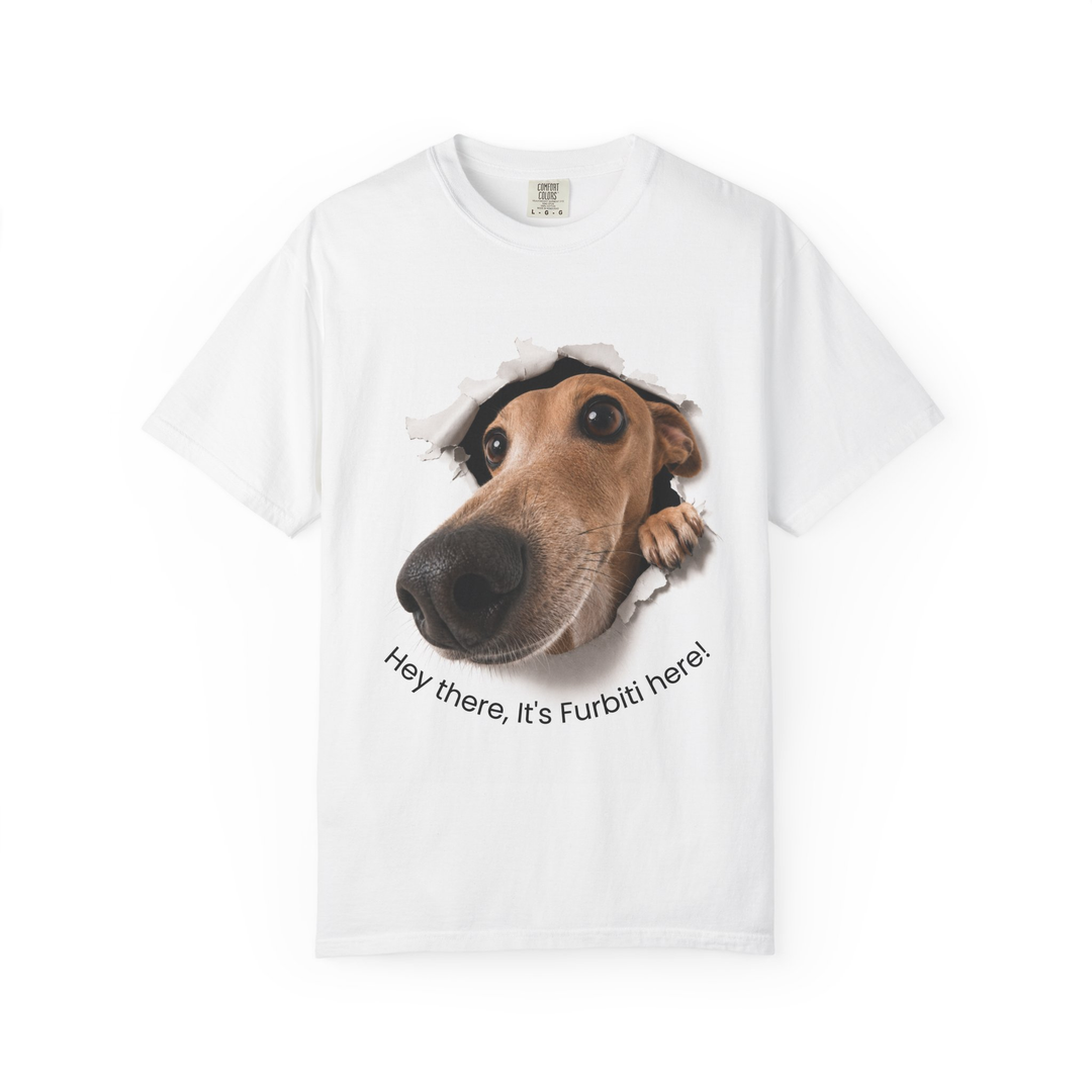 Big Head Dog Breakthrough Graphic Tee | Funny Dog Lover T-Shirt
