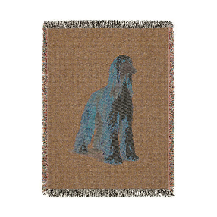 Custom Woven Pet Portrait Blanket – 100% Cotton Keepsake