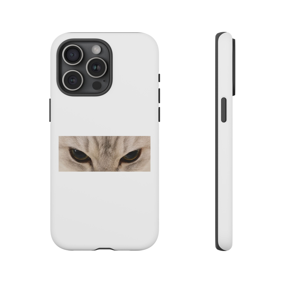 The Stare Cat Tough Phone Case | Funny Cat Lover Gift