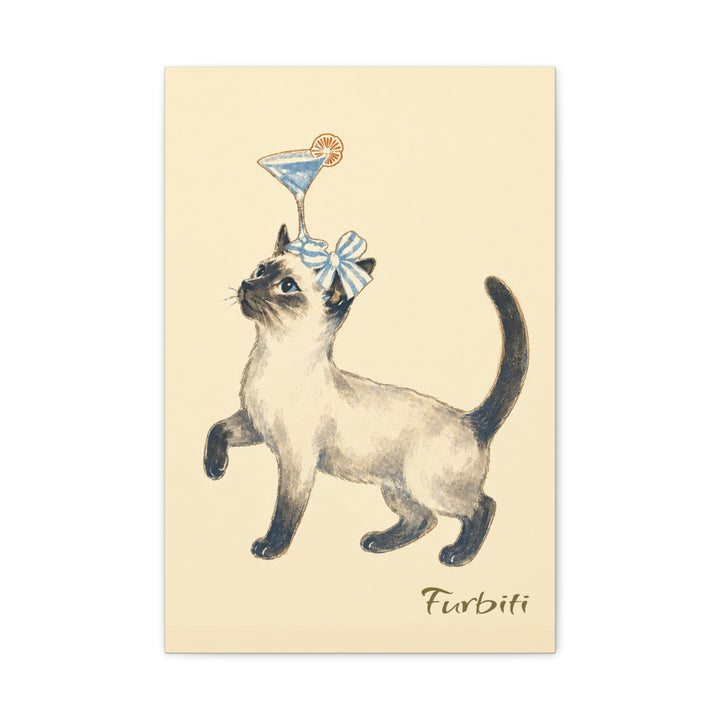 Martini Pet Canvas Portrait Lifestyle Display