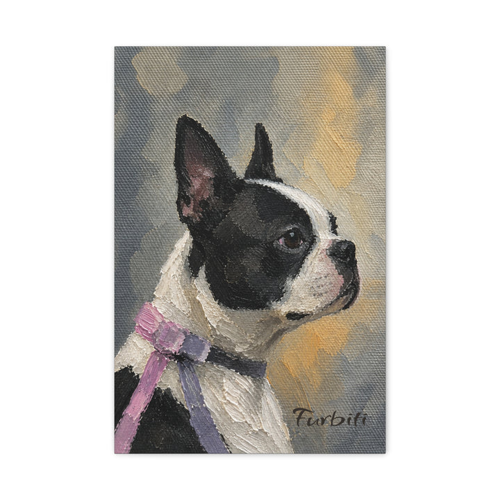 Modern Siamese Pet Canvas Portrait Lifestyle Display