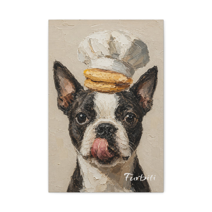 Toast Cat Pet Canvas Portrait Artwork Detail